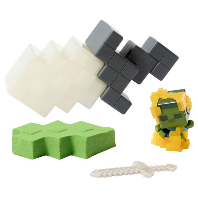 MINECRAFT MINI MODE SET EXPLORARE MINIERA GRI SI ALB VIVMTHTK99_HTL02