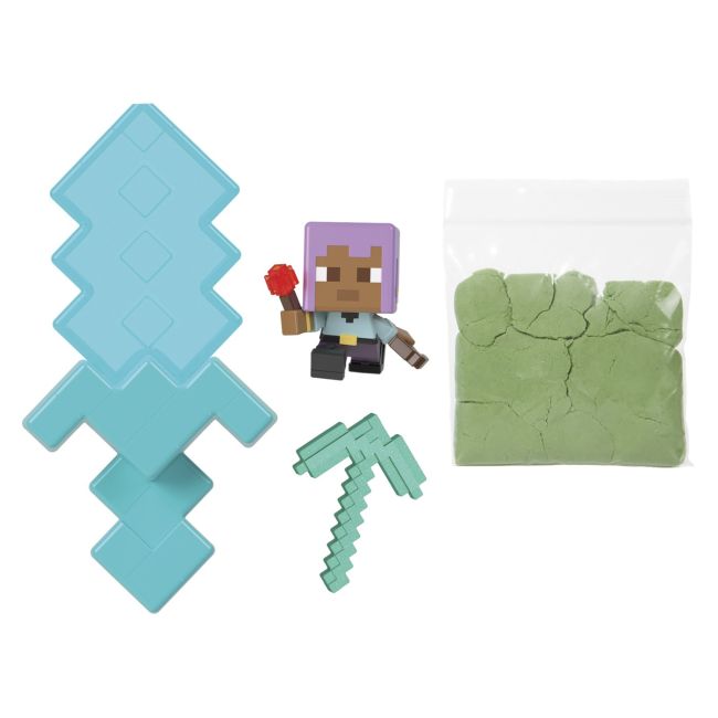MINECRAFT MINI MODE SET EXPLORARE MINIERA TURQUOISE VIVMTHTK99_HTL00