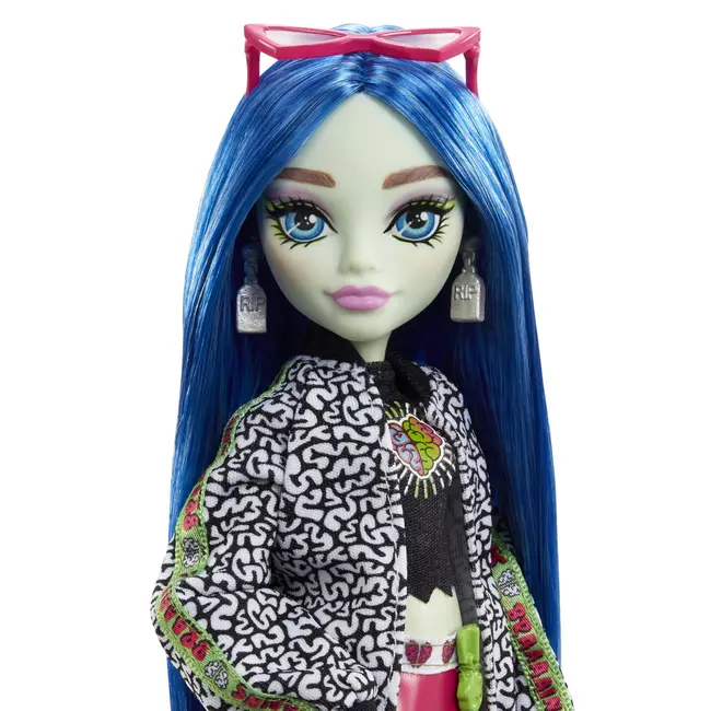 MONSTER HIGH PAPUSA GHOULIA YELPS CU ANIMALUT SI ACCESORII VIVMTHHK58