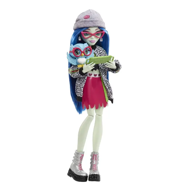MONSTER HIGH PAPUSA GHOULIA YELPS CU ANIMALUT SI ACCESORII VIVMTHHK58