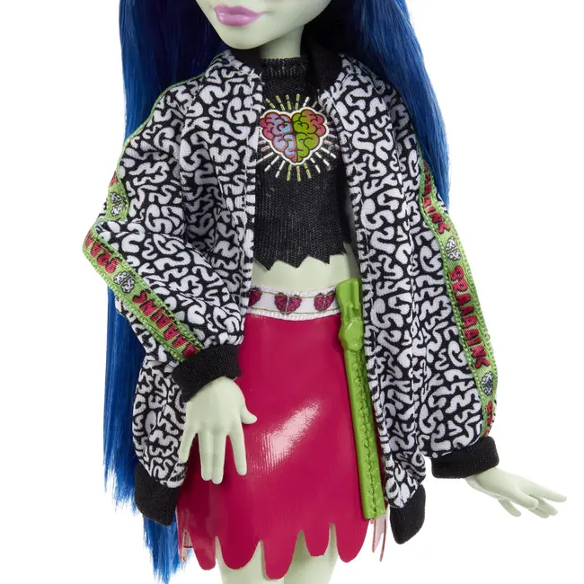 MONSTER HIGH PAPUSA GHOULIA YELPS CU ANIMALUT SI ACCESORII VIVMTHHK58
