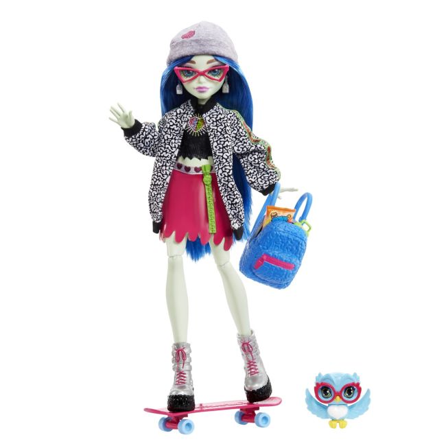 MONSTER HIGH PAPUSA GHOULIA YELPS CU ANIMALUT SI ACCESORII VIVMTHHK58