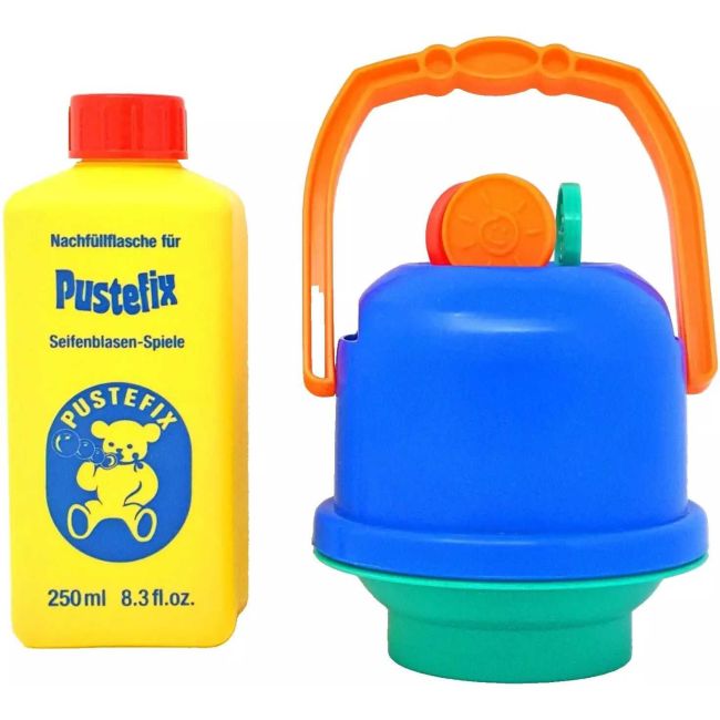 Mega galetusa cu 3 inele mari si 1L solutie baloane de sapun Pustefix Bubble Toys STPX635 BBJSTPX635_Initiala