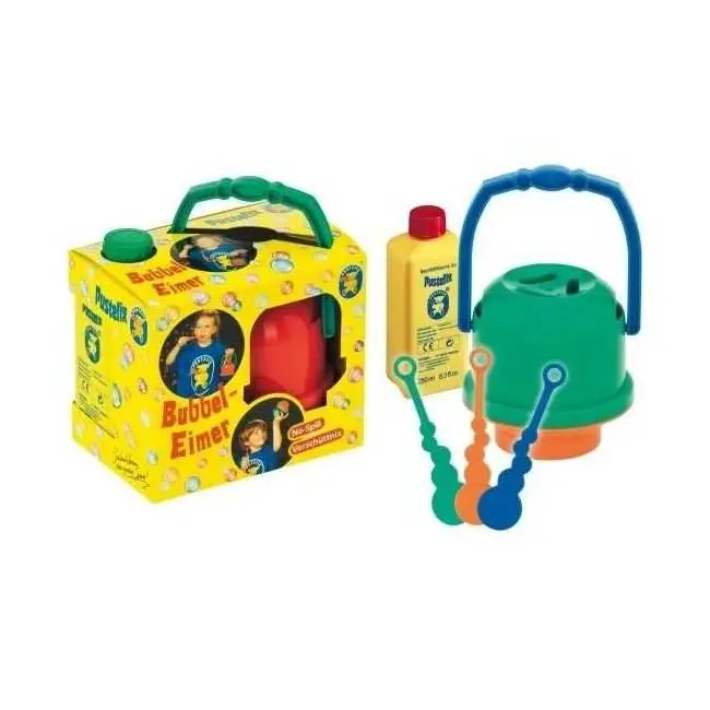 Mega galetusa cu 3 inele mari si 1L solutie baloane de sapun Pustefix Bubble Toys STPX635 BBJSTPX635_Initiala