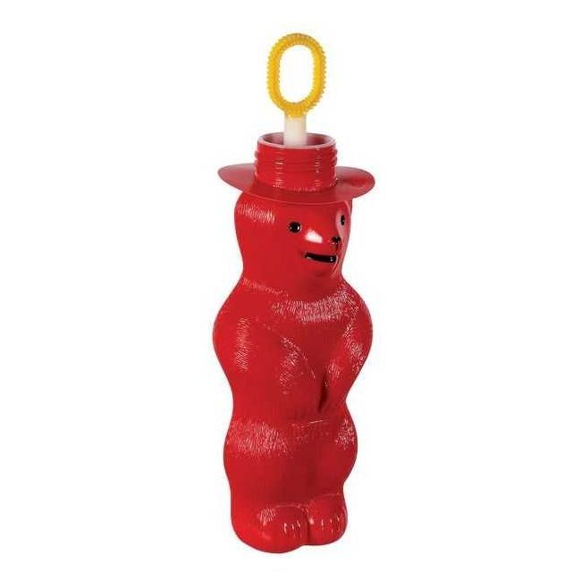 Mini ursulet  baloane de sapun Pustefix Bubble Toys STPX533 BBJSTPX533_Rosu
