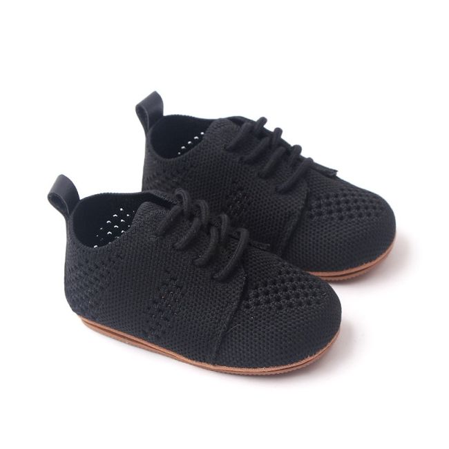 Pantofiori bebelusi negri crosetati csf221-1-va4