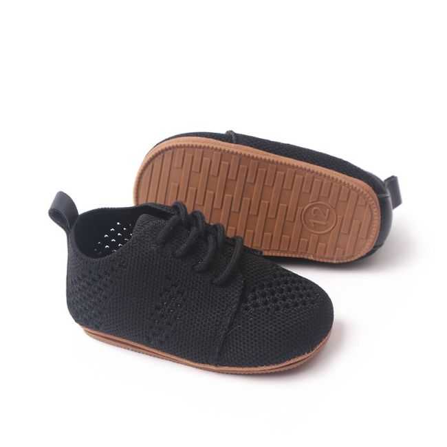 Pantofiori bebelusi negri crosetati csf221-1-va4