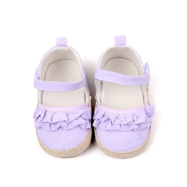 Pantofiori lila cu volanase si detalii florale chbjq3243-2-va3