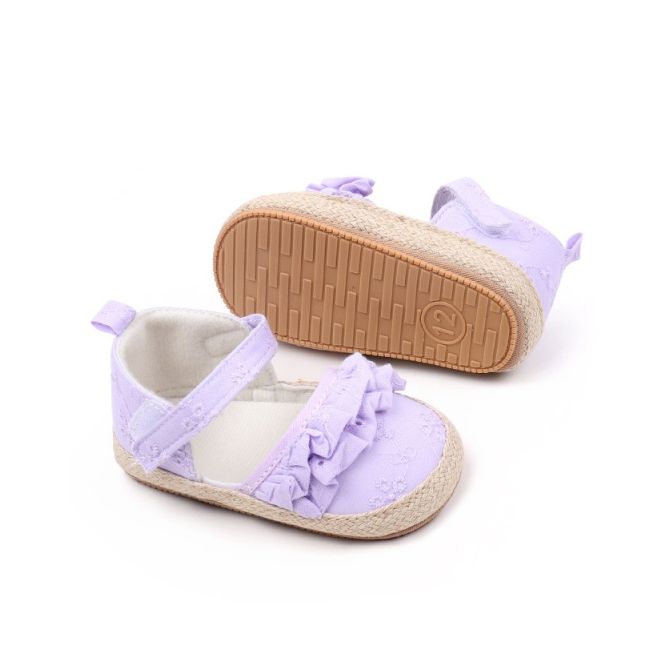 Pantofiori lila cu volanase si detalii florale chbjq3243-2-va3