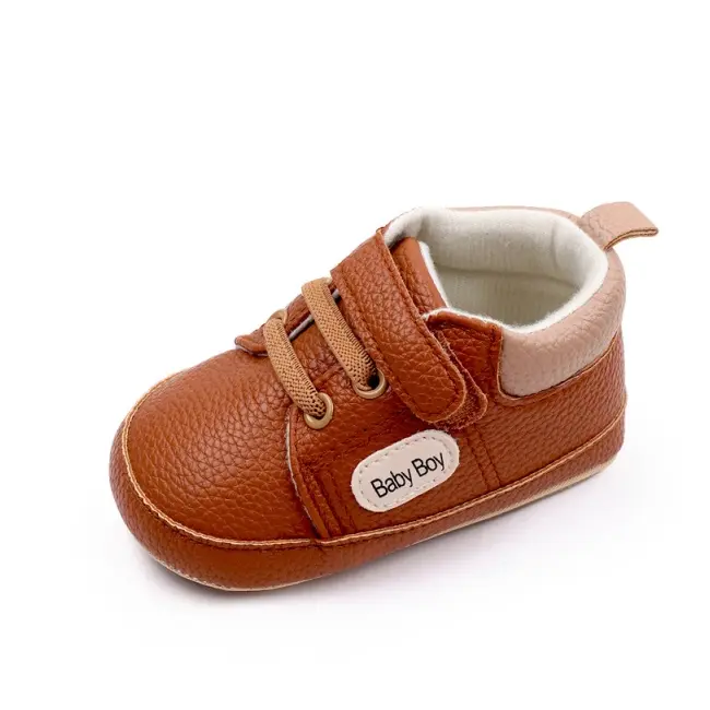 Pantofiori maro pentru baietei - baby boy csbnb3114-4-va5
