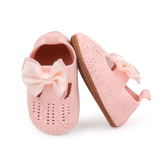 Pantofiori roz somon crosetati csf235-2-va4
