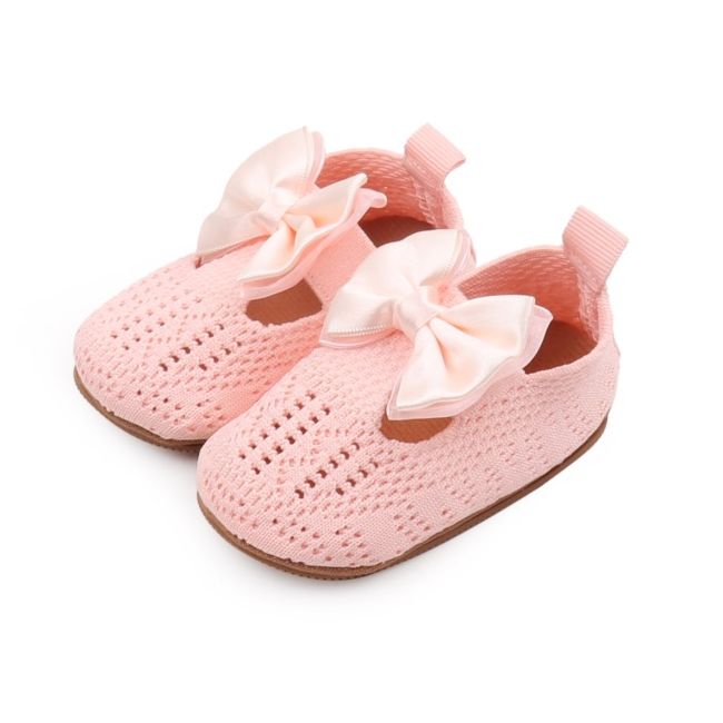 Pantofiori roz somon crosetati csf235-2-va4