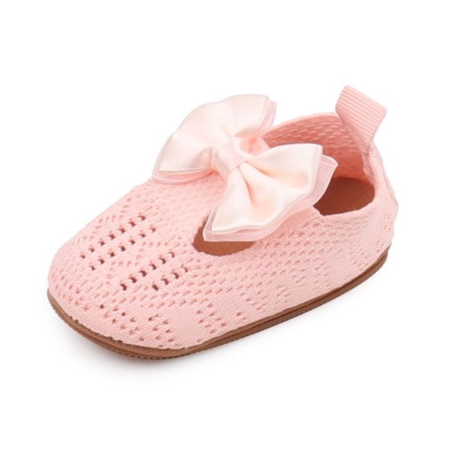 Pantofiori roz somon crosetati csf235-2-va4