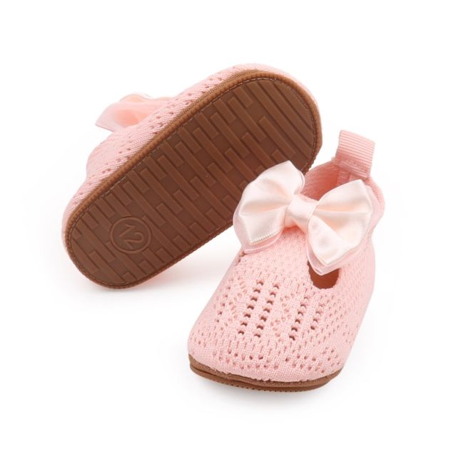 Pantofiori roz somon crosetati csf235-2-va4