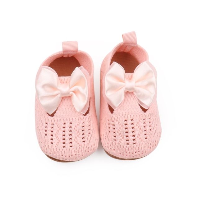 Pantofiori roz somon crosetati csf235-2-va4