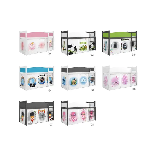 Patut Tineret MyKids Twist Antresola 06 Princess Castle-184x80 00080105