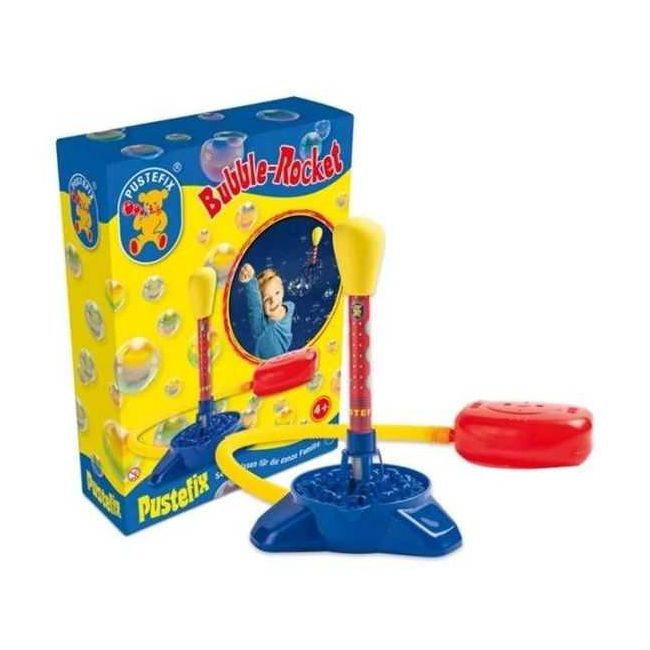 Racheta care face baloane de sapun Bubble-Rocket, cu solutie baloane 220 ml Pustefix Bubble Toys STPX858 BBJSTPX858_Initiala
