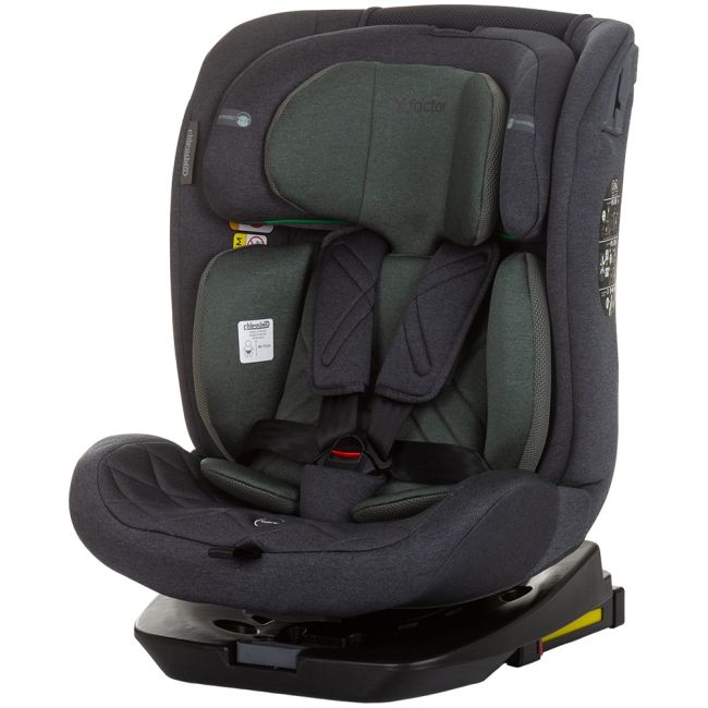 Scaun auto chipolino x factor i-size 40-150 cm pastel green cu sistem isofix hubstkxf0243pg