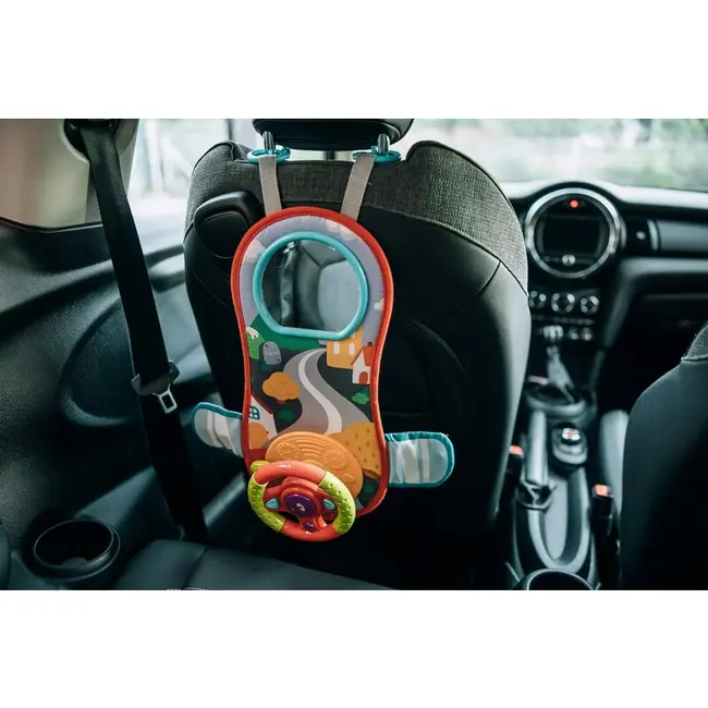 Volan interactiv, Free2Play, Cu sunete si lumini, Cu oglinda, 37x45,5x10,5 cm, 18 luni+, Multicolor BYN82986