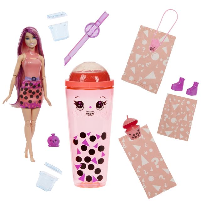 BARBIE POP REVEAL BUBBLE TEA PAPUSA BARBIE MANGO MOCHI VIVMTHTJ22