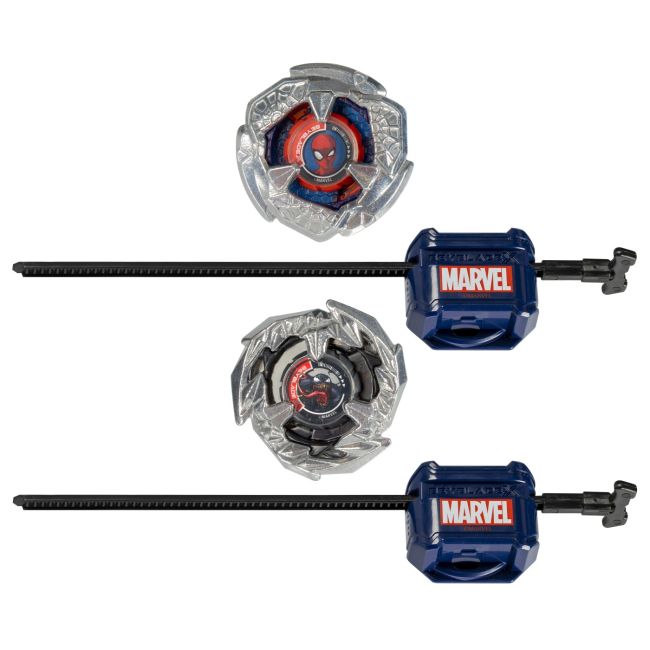 BEYBLADE X MARVEL SET DUO SPIDER MAN 3-60F SI VENOM 3-80N VIVG0278_G0288