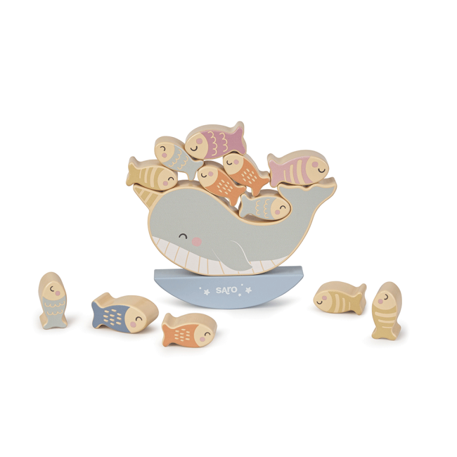 Joc De Echilibru Din Lemn,   Sea Life  , Saro Baby Pjb3344