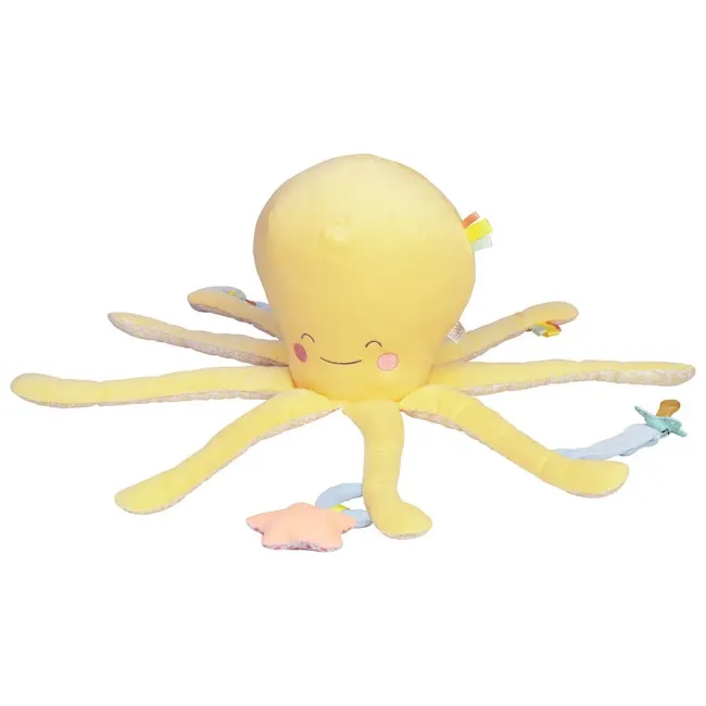 Jucarie Senzoriala, De Plus,   Happy Sea   Multiactivity Giant Octopus - Yellow Pjb31142