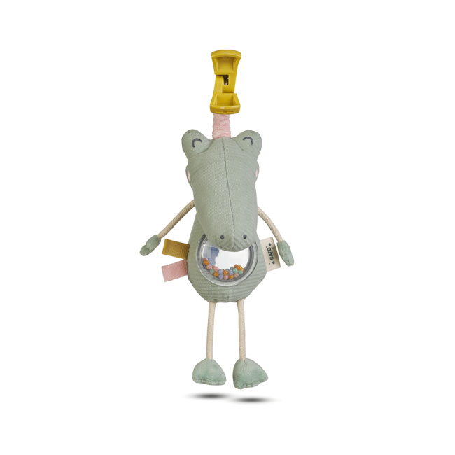 Jucarie Zornaitoare Din Plus, Agatatoare, Design   Jungle Party   Crocodil Pjb21691