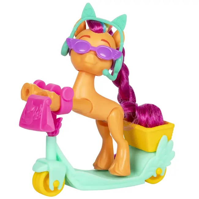MY LITTLE PONY SUNNY STARSCOUT PE SCOOTER SET FIGURINA SI 4 ACCESORII VIVF8725_F8737