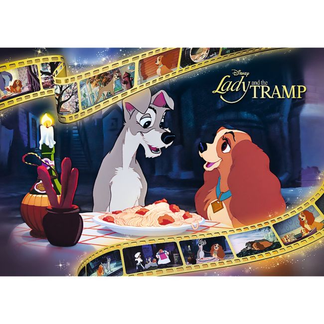 PUZZLE TREFL 1000 PREMIUM PLUS DISNEY DOAMNA SI VAGABONDUL VIV10830