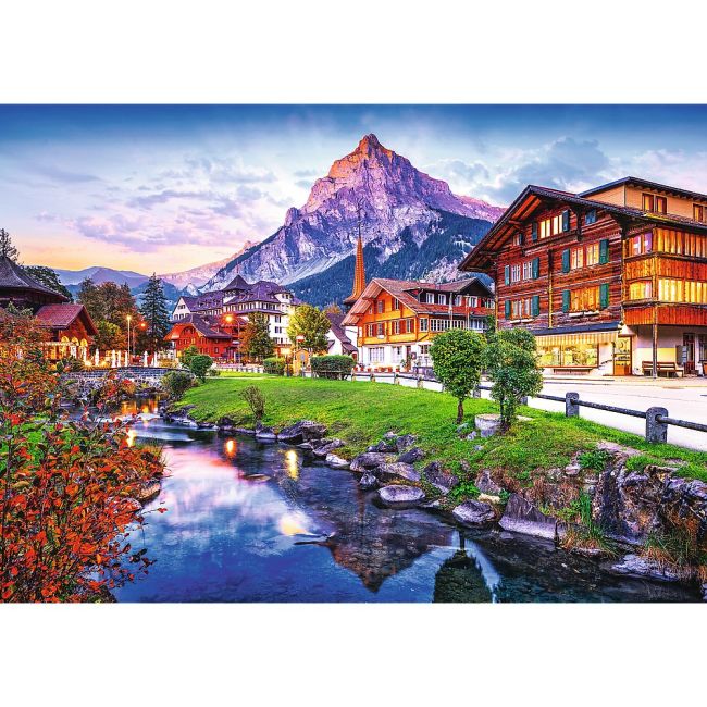 PUZZLE TREFL 1000 PREMIUM PLUS PHOTO ODYSSEY SAT ALPIN IN ELVETIA VIV10854