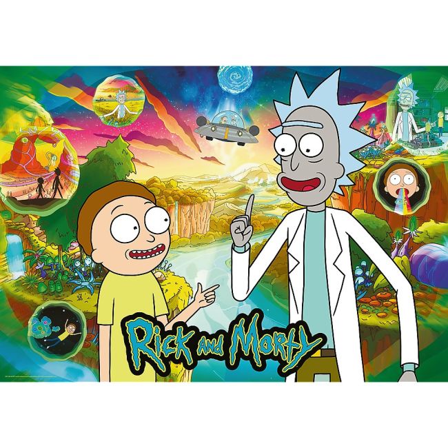 PUZZLE TREFL 1000 PREMIUM PLUS RICK SI MORTY VIV10838