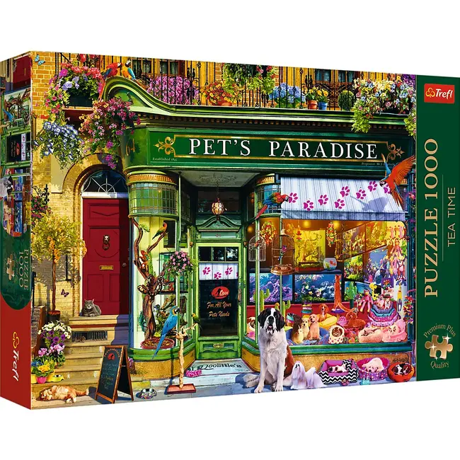 PUZZLE TREFL 1000 PREMIUM PLUS TEA TIME PARADISUL ANIMALELOR VIV10841