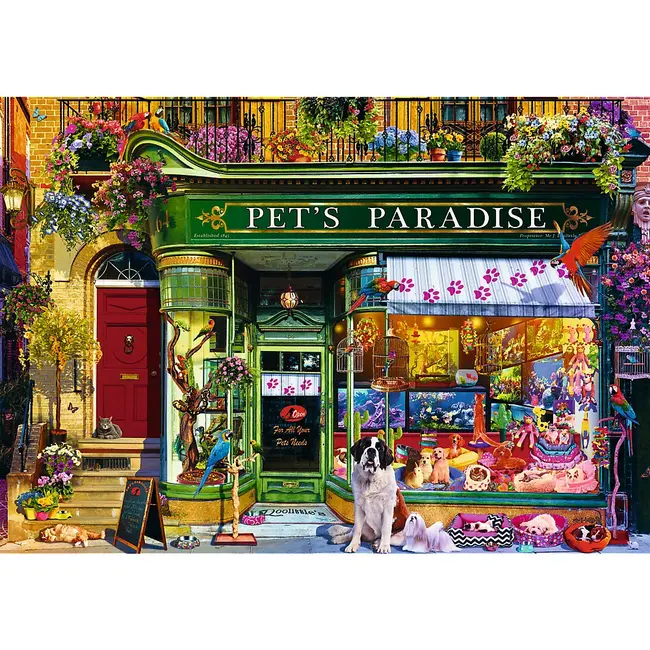 PUZZLE TREFL 1000 PREMIUM PLUS TEA TIME PARADISUL ANIMALELOR VIV10841