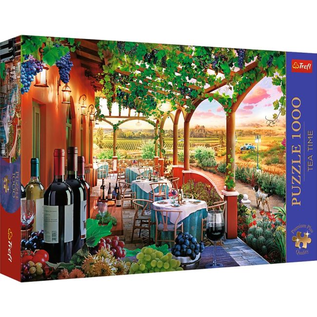 PUZZLE TREFL 1000 PREMIUM PLUS TEA TIME PODGORIA ITALIANA VIV10807