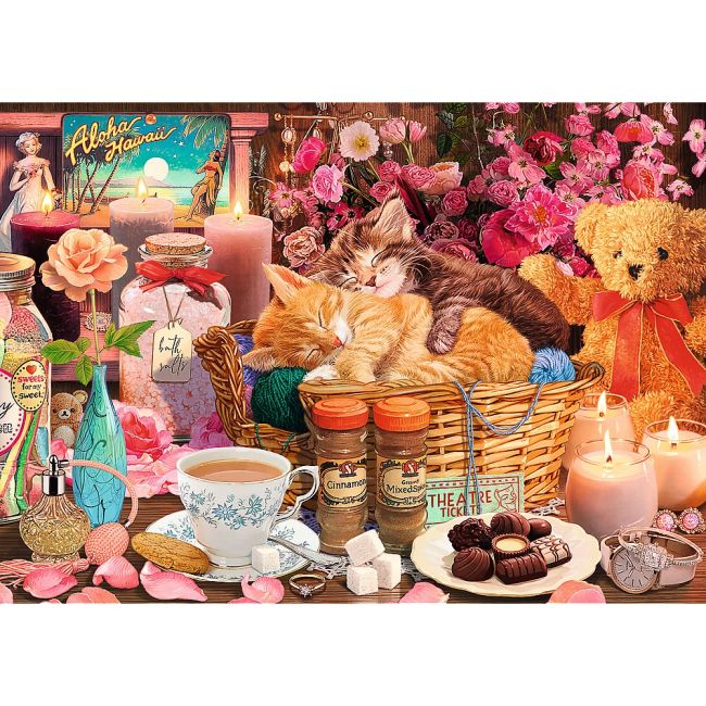 PUZZLE TREFL 1000 PREMIUM PLUS TEA TIME TOATE LUCRURILE BUNE VIV10802