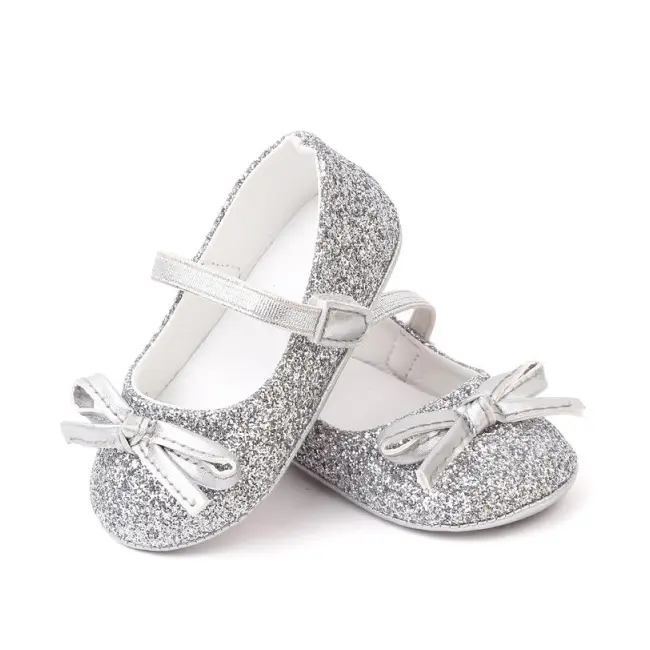 Pantofiori argintii cu sclipici AMD2754-3-c1