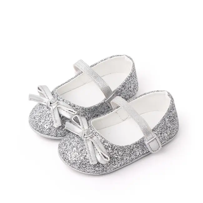 Pantofiori argintii cu sclipici AMD2754-3-c1