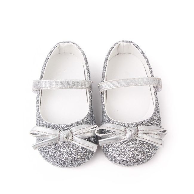 Pantofiori argintii cu sclipici amd2754-3-c1
