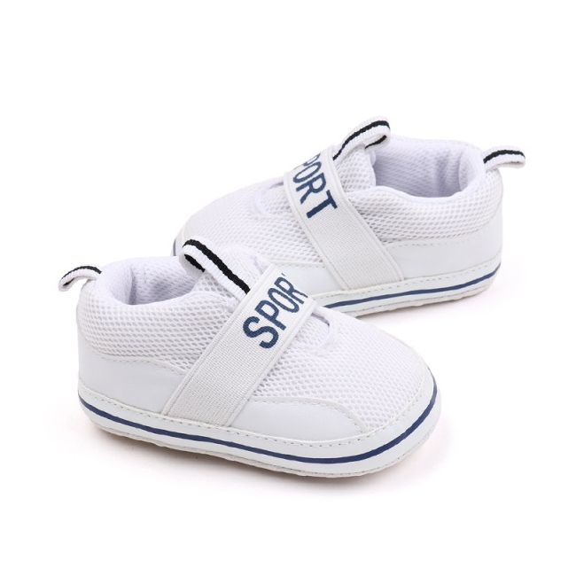 Pantofiori sport albi pentru bebelusi csbhx3051-3-va5