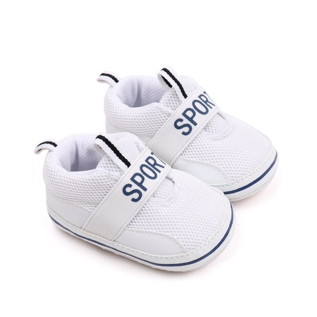 Pantofiori sport albi pentru bebelusi csbhx3051-3-va5
