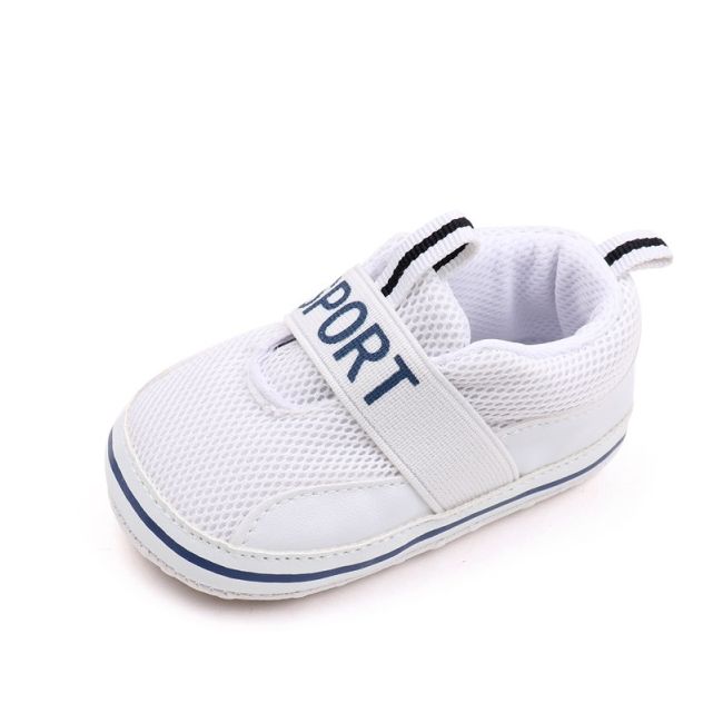 Pantofiori sport albi pentru bebelusi csbhx3051-3-va5