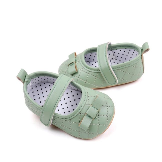 Pantofiori verzi cu fundita delicata csbjz7083-3-va6