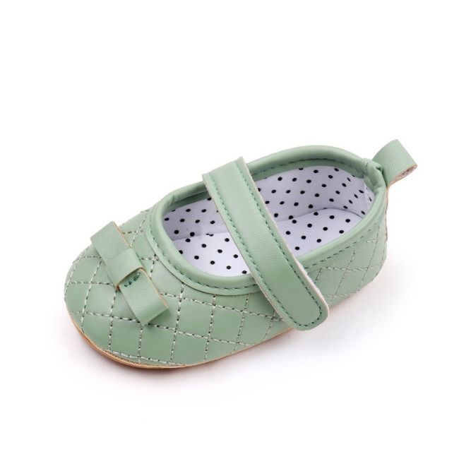 Pantofiori verzi cu fundita delicata csbjz7083-3-va6