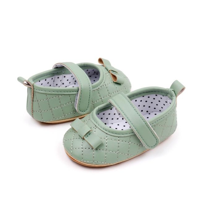 Pantofiori verzi cu fundita delicata csbjz7083-3-va6