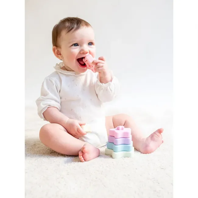 Saro Rainbow Stackable Teethers Pjb1960