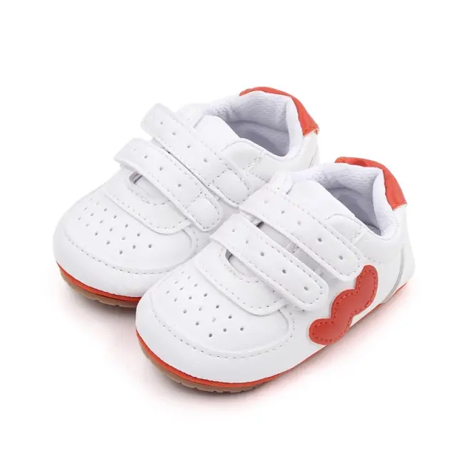 Adidasi albi cu insertie portocalie chd2736-5-va8