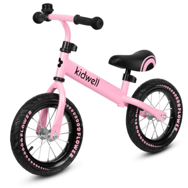 Bicicleta fara pedale kidwell cruzer flower - pink edeedirobicru02a0