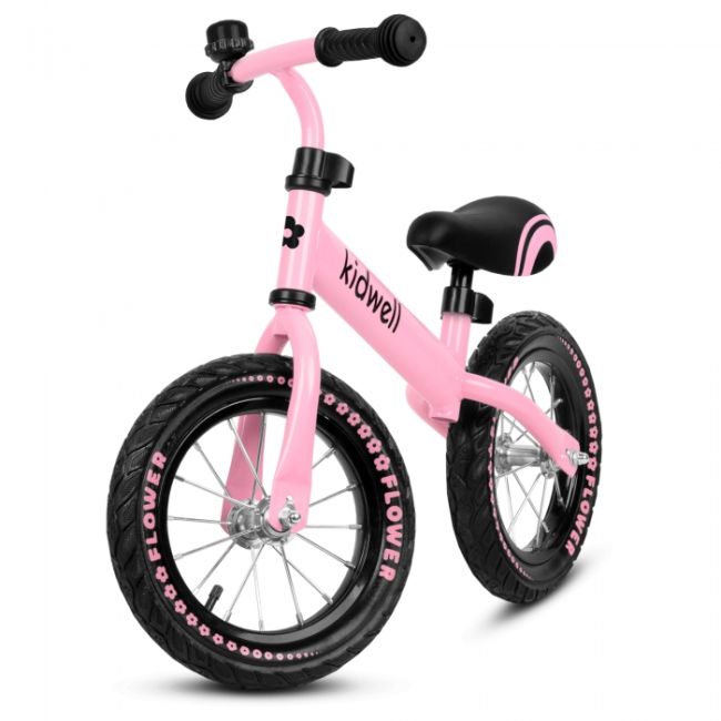 Bicicleta fara pedale kidwell cruzer flower - pink edeedirobicru02a0