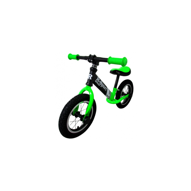 Bicicleta fara pedale cu roti gonflabile r8 r-sport - verde edeedihn-l7verde